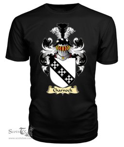 ScotsTee Charnock (e) Coat Of Arms Family Crest England V23 T Shirt