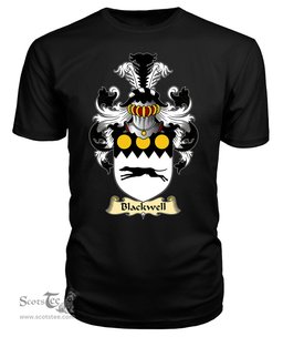 ScotsTee Blackwell or Blackwall Coat Of Arms Family Crest England V23 T Shirt