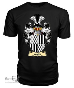 ScotsTee Coates Coat Of Arms Family Crest England V23 T Shirt