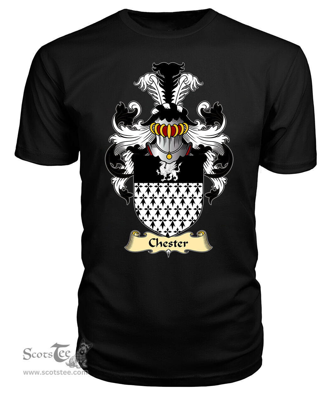 ScotsTee Chester Coat Of Arms Family Crest England V23 T Shirt