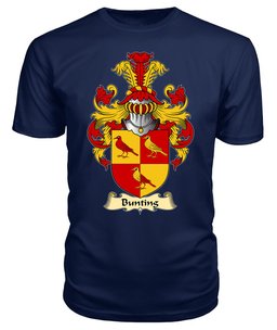 ScotsTee Bunting Coat Of Arms Family Crest England V23 T Shirt