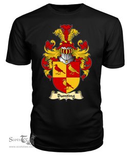 ScotsTee Bunting Coat Of Arms Family Crest England V23 T Shirt