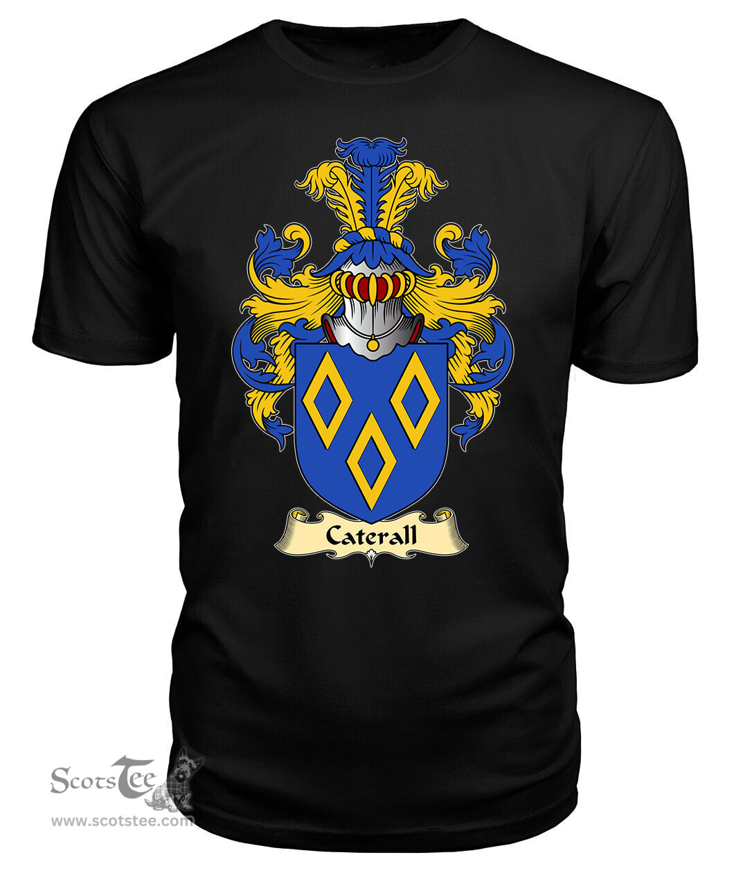 ScotsTee Caterall Coat Of Arms Family Crest England V23 T Shirt