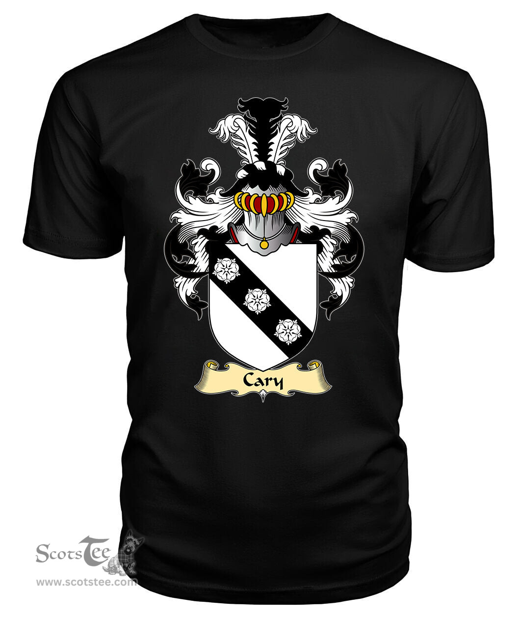 ScotsTee Cary Coat Of Arms Family Crest England V23 T Shirt