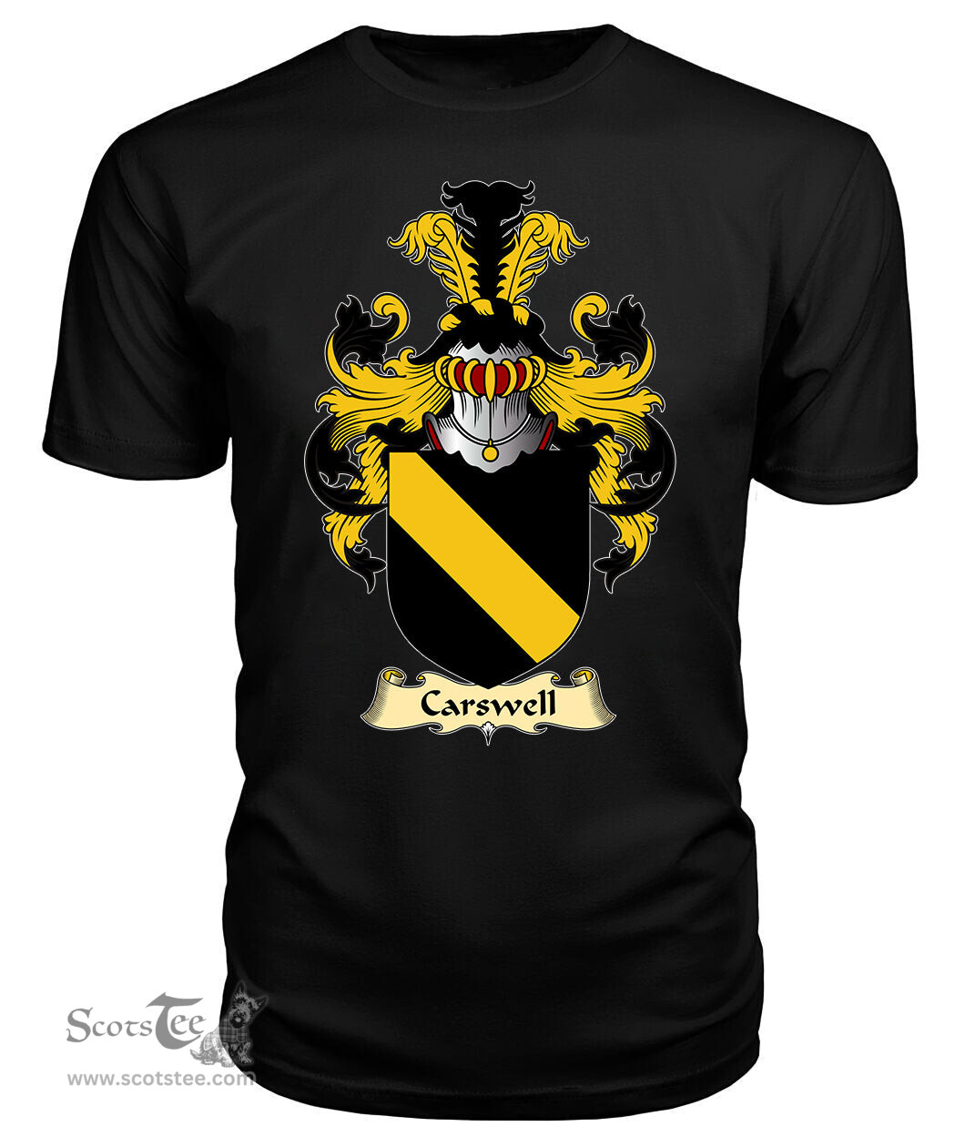 ScotsTee Carswell Coat Of Arms Family Crest England V23 T Shirt