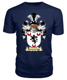 ScotsTee Brownrigg Coat Of Arms Family Crest England V23 T Shirt