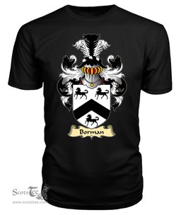 ScotsTee Borman Coat Of Arms Family Crest England V23 T Shirt