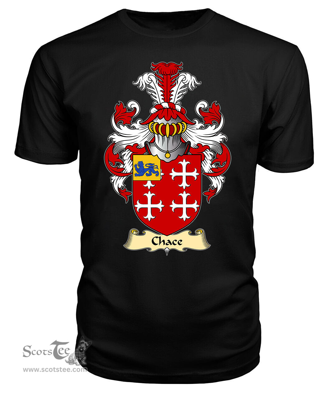 ScotsTee Chace Coat Of Arms Family Crest England V23 T Shirt