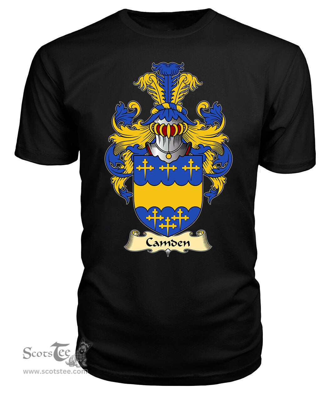 ScotsTee Camden Coat Of Arms Family Crest England V23 T Shirt