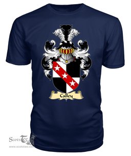 ScotsTee Calley Coat Of Arms Family Crest England V23 T Shirt