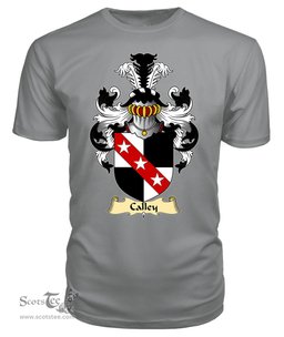 ScotsTee Calley Coat Of Arms Family Crest England V23 T Shirt