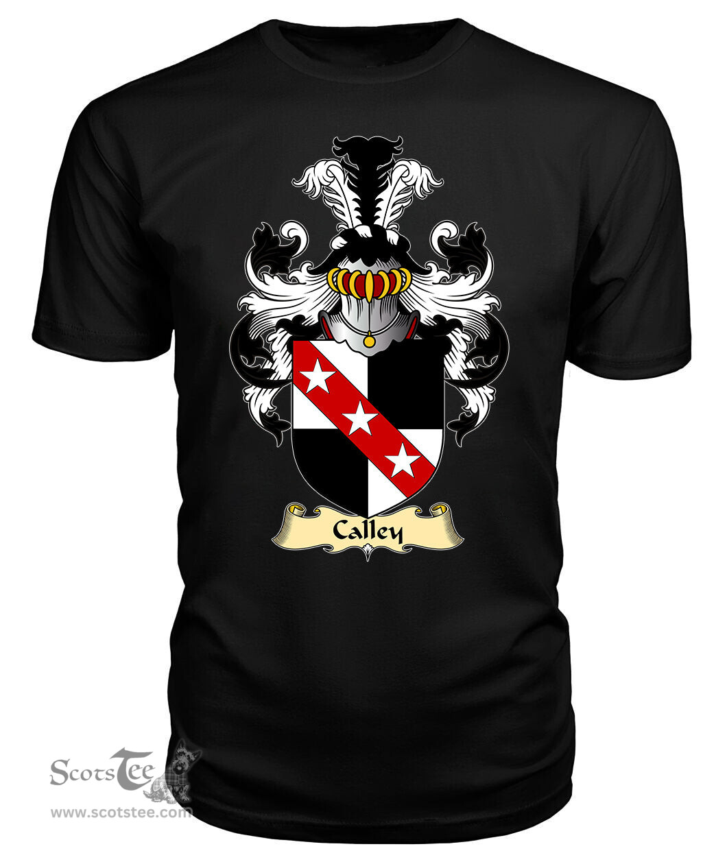 ScotsTee Calley Coat Of Arms Family Crest England V23 T Shirt