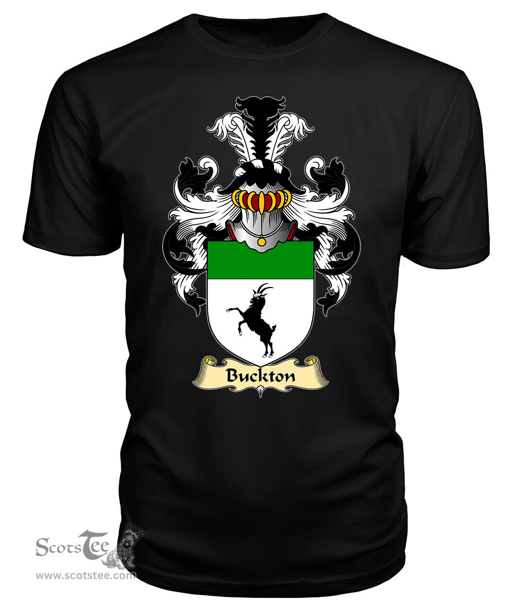 ScotsTee Buckton Coat Of Arms Family Crest England V23 T Shirt
