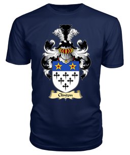 ScotsTee Clinton Coat Of Arms Family Crest England V23 T Shirt