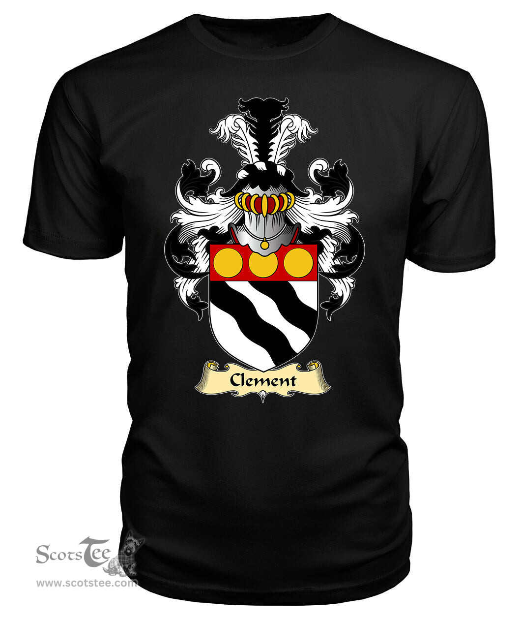 ScotsTee Clement Coat Of Arms Family Crest England V23 T Shirt