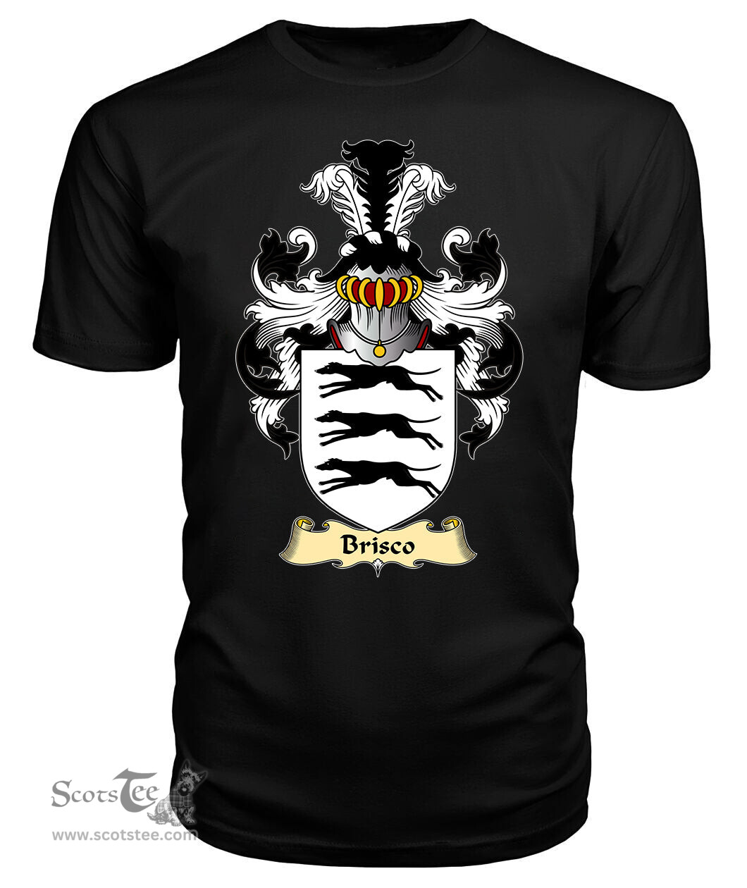 ScotsTee Brisco Coat Of Arms Family Crest England V23 T Shirt