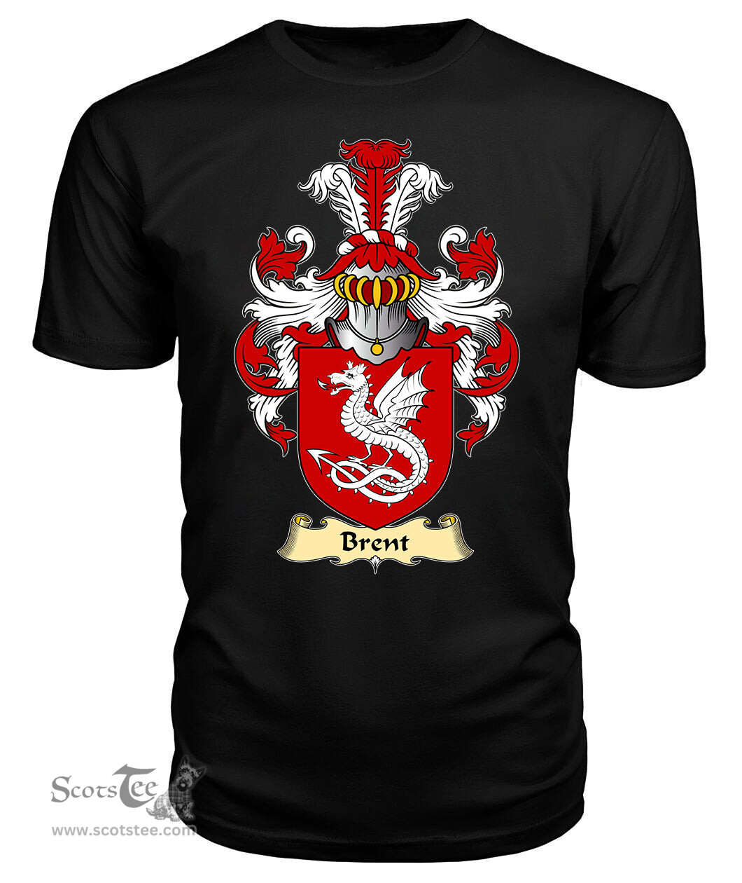ScotsTee Brent Coat Of Arms Family Crest England V23 T Shirt