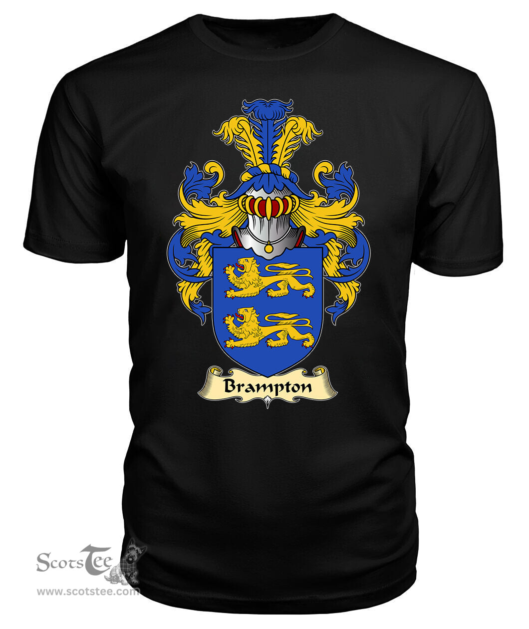 ScotsTee Brampton Coat Of Arms Family Crest England V23 T Shirt