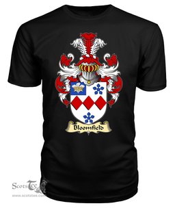 ScotsTee Bloomfield Coat Of Arms Family Crest England V23 T Shirt