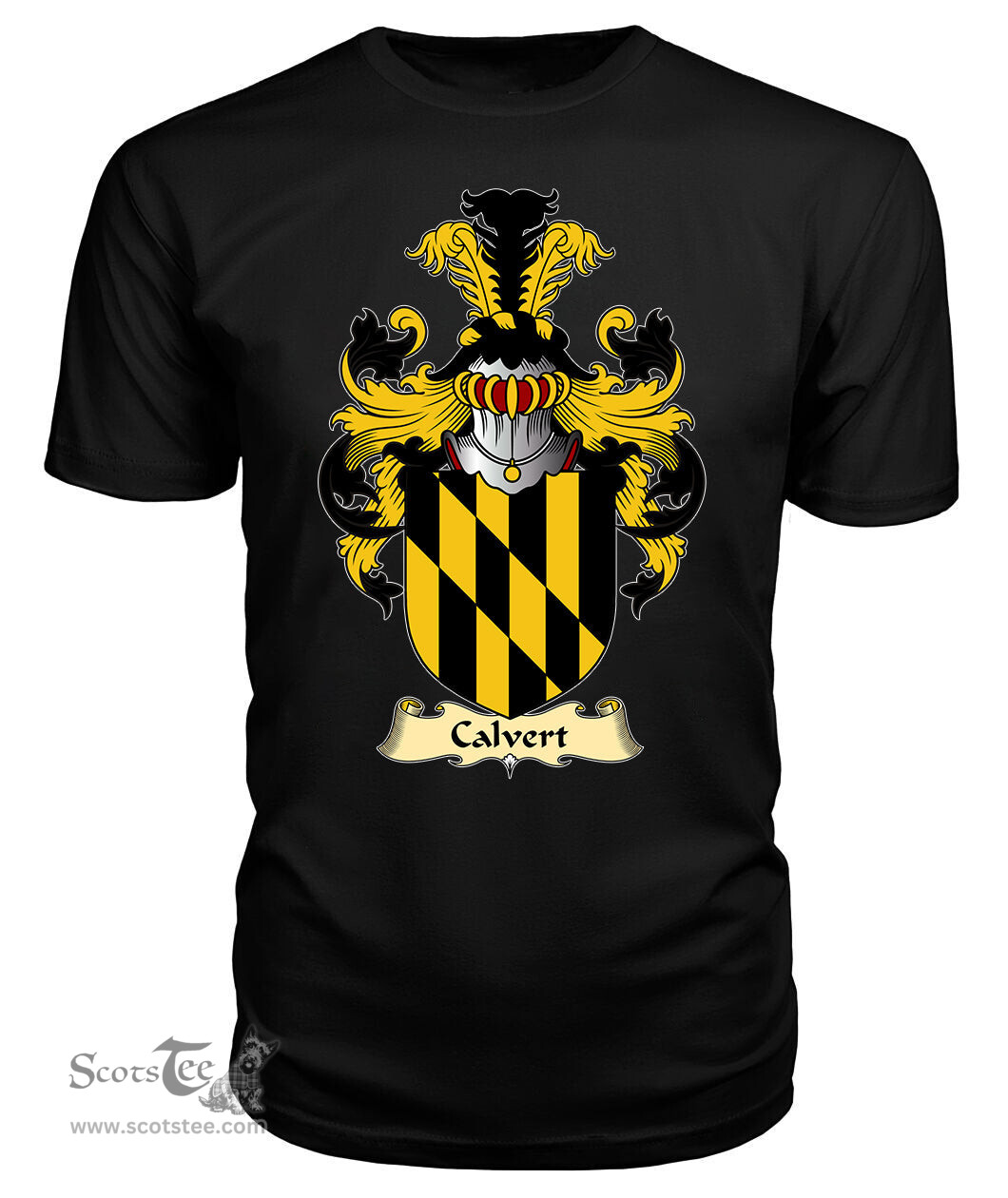 ScotsTee Calvert Coat Of Arms Family Crest England V23 T Shirt