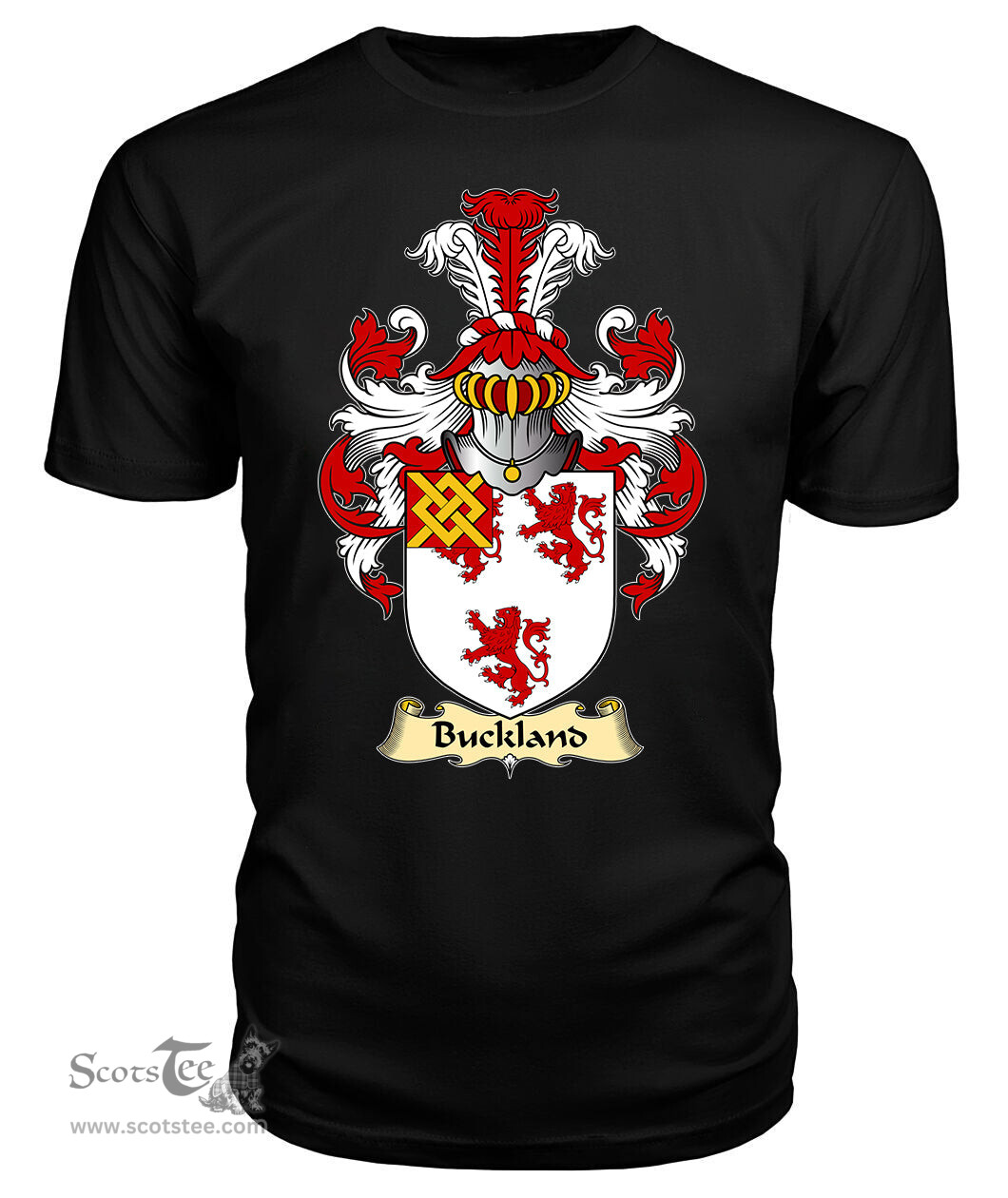 ScotsTee Buckland Coat Of Arms Family Crest England V23 T Shirt