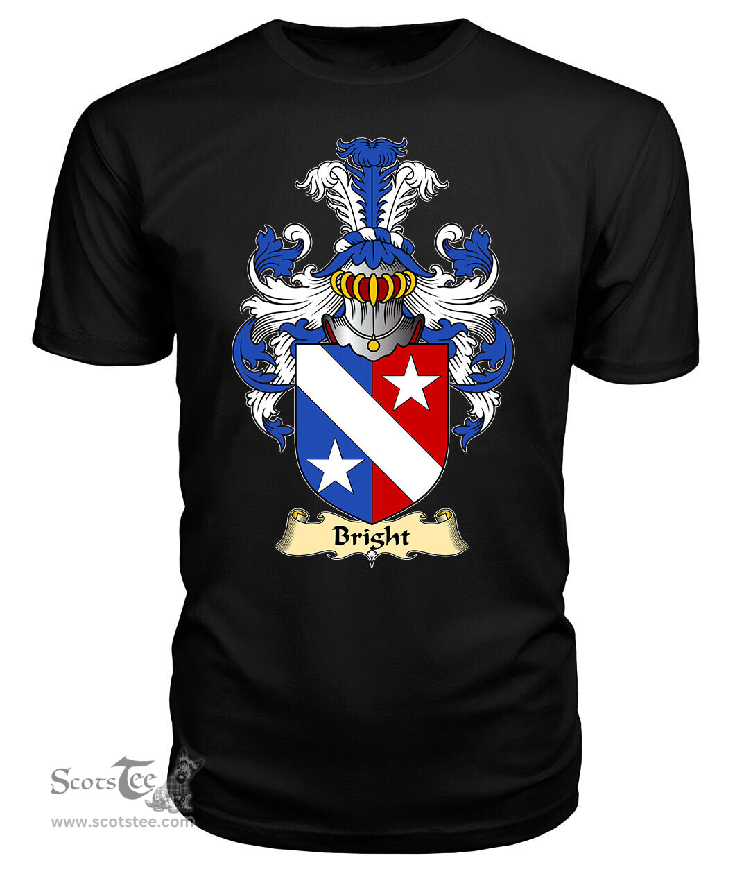 ScotsTee Bright Coat Of Arms Family Crest England V23 T Shirt