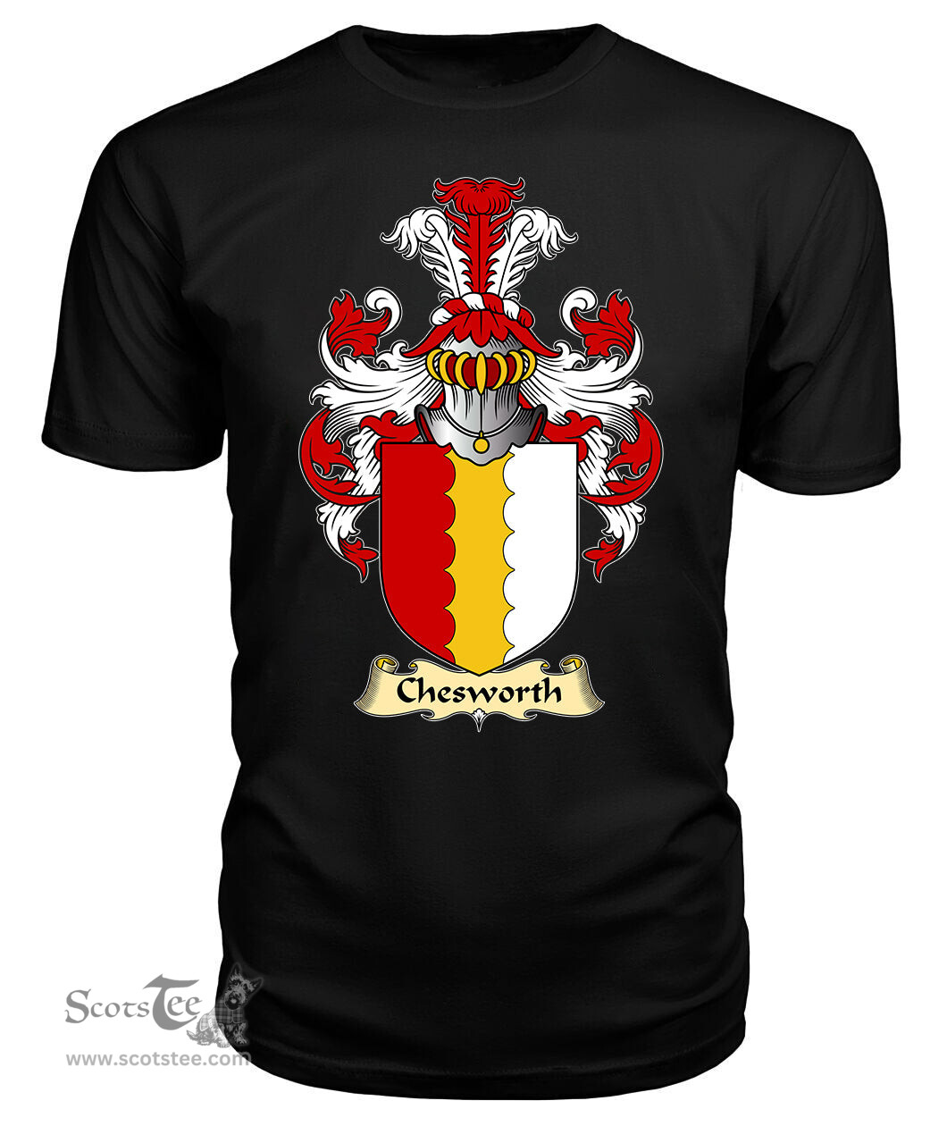 ScotsTee Chesworth Coat Of Arms Family Crest England V23 T Shirt
