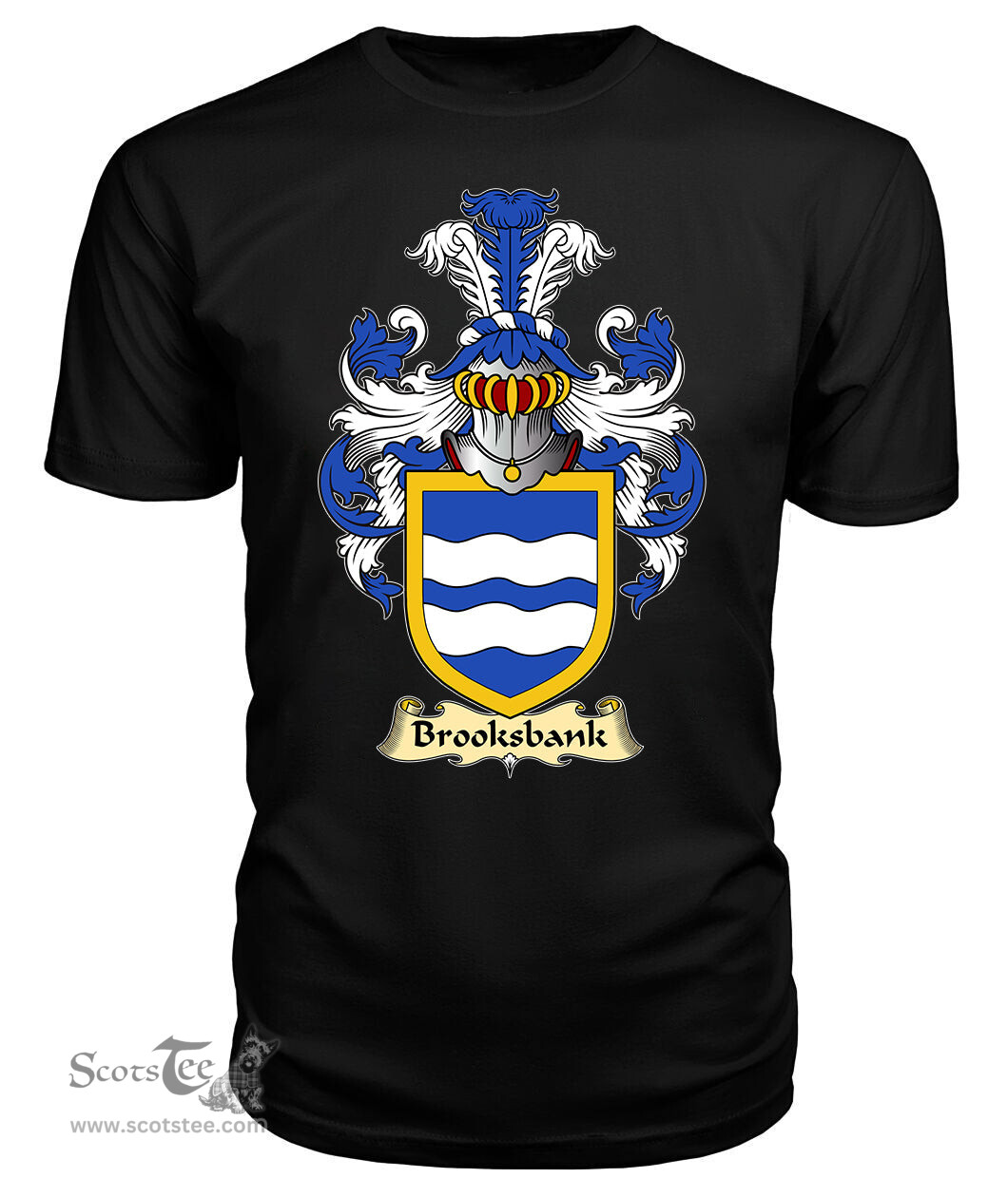 ScotsTee Brooksbank Coat Of Arms Family Crest England V23 T Shirt