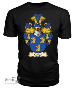 ScotsTee Cutlas Coat Of Arms Family Crest England V23 T Shirt