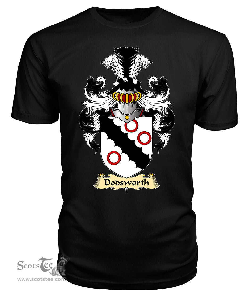 ScotsTee Dodsworth Coat Of Arms Family Crest England V23 T Shirt