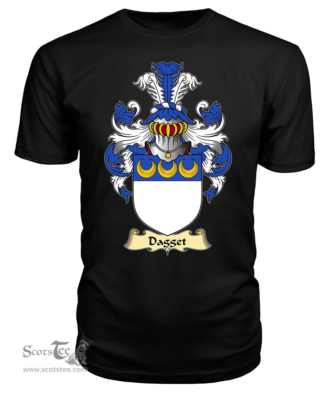 ScotsTee Dagget (t) Coat Of Arms Family Crest England V23 T Shirt
