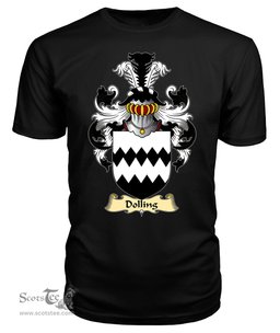 ScotsTee Dolling Coat Of Arms Family Crest England V23 T Shirt