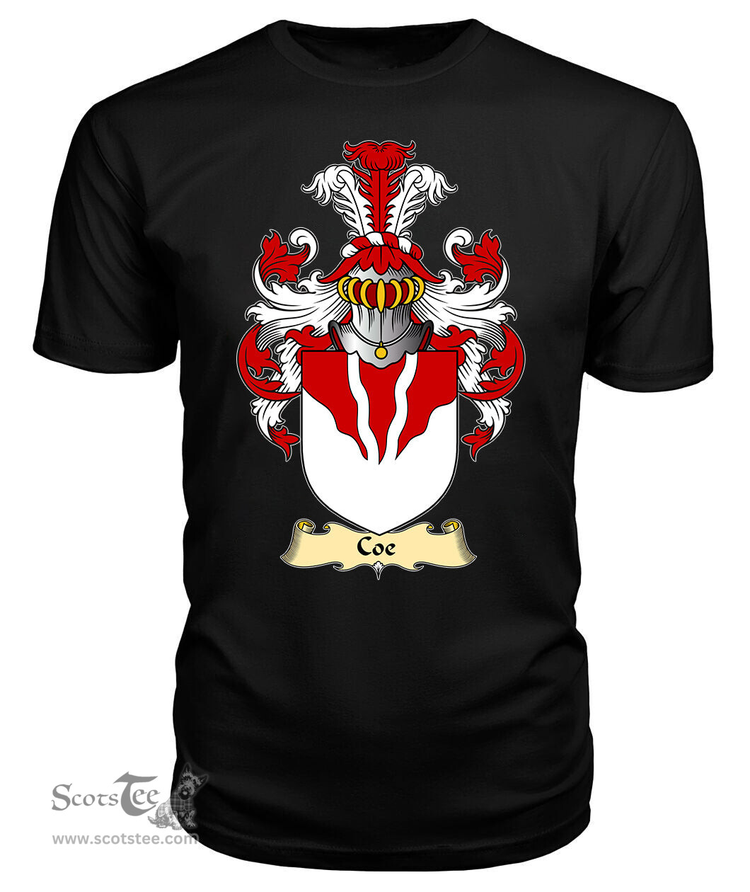 ScotsTee Coe Coat Of Arms Family Crest England V23 T Shirt