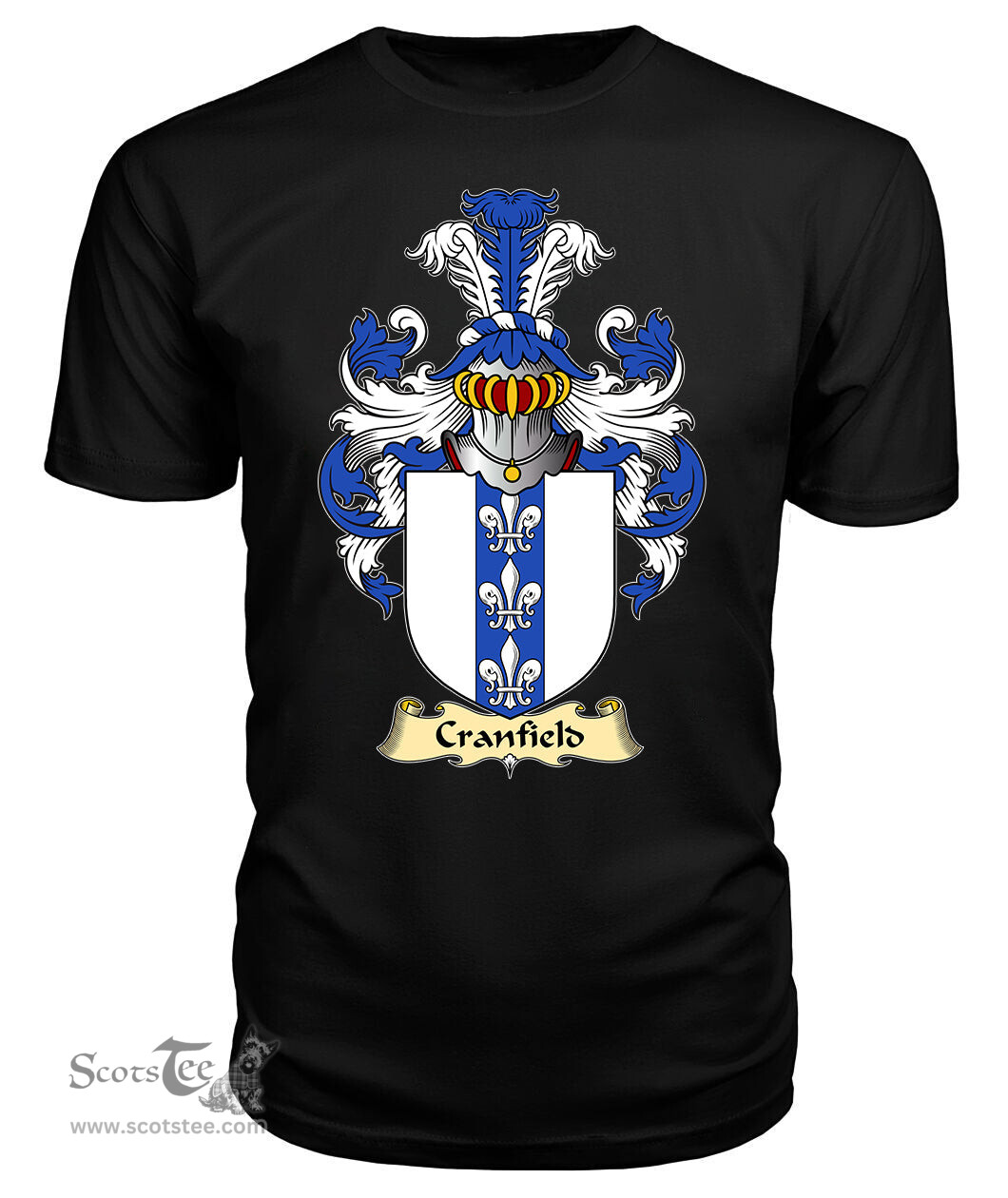 ScotsTee Cranfield Coat Of Arms Family Crest England V23 T Shirt