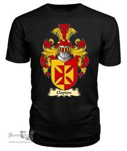 ScotsTee Clopton Coat Of Arms Family Crest England V23 T Shirt