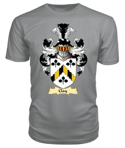 ScotsTee Clay Coat Of Arms Family Crest England V23 T Shirt