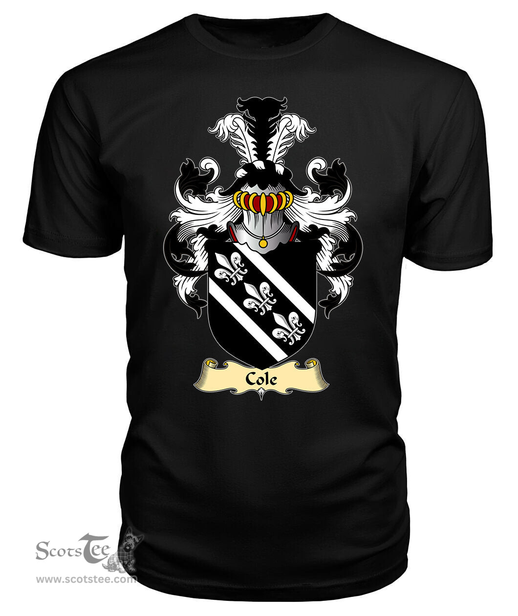 ScotsTee Cole Coat Of Arms Family Crest England V23 T Shirt