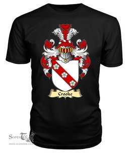 ScotsTee Crook (e) Coat Of Arms Family Crest England V23 T Shirt