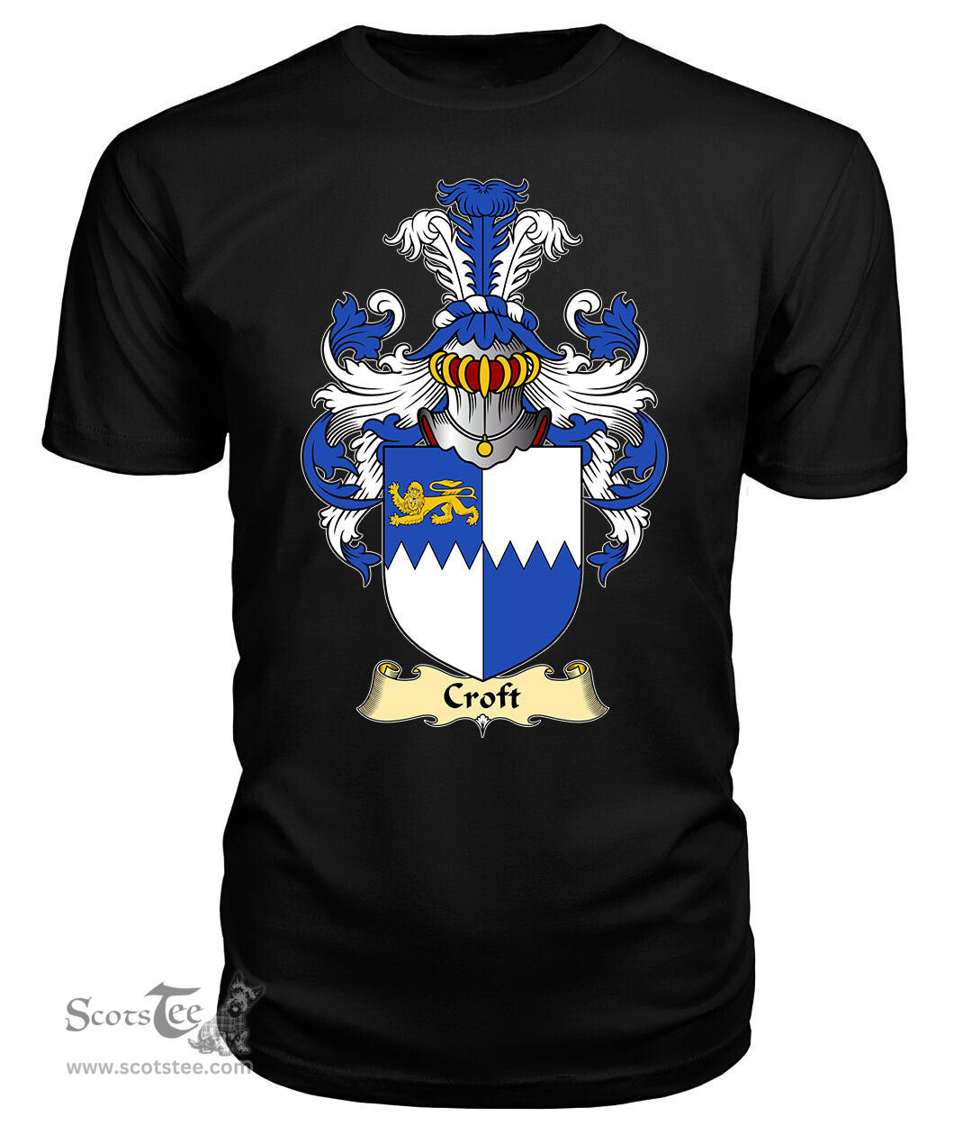 ScotsTee Croft Coat Of Arms Family Crest England V23 T Shirt