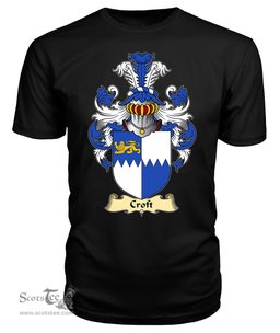 ScotsTee Croft Coat Of Arms Family Crest England V23 T Shirt