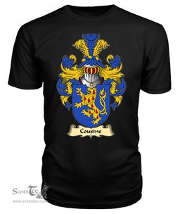 ScotsTee Cousin (s) or Cosyn Coat Of Arms Family Crest England V23 T Shirt
