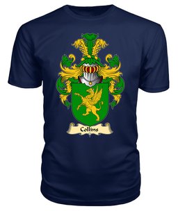 ScotsTee Collins Coat Of Arms Family Crest England V23 T Shirt
