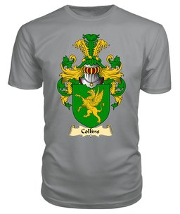 ScotsTee Collins Coat Of Arms Family Crest England V23 T Shirt
