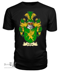 ScotsTee Collins Coat Of Arms Family Crest England V23 T Shirt