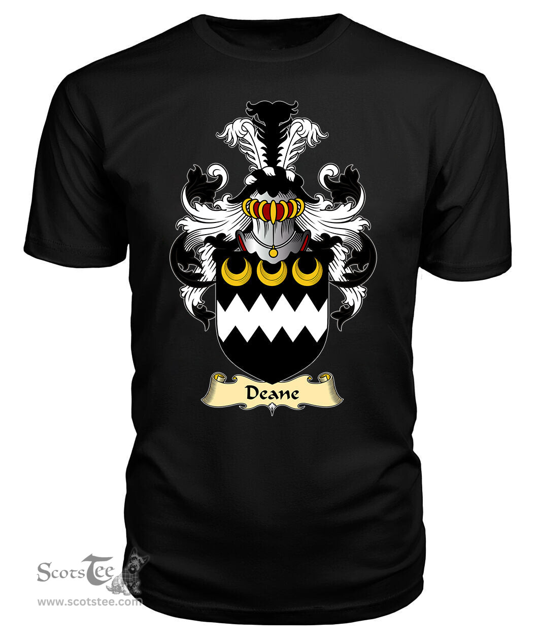 ScotsTee Dean (e) Coat Of Arms Family Crest England V23 T Shirt