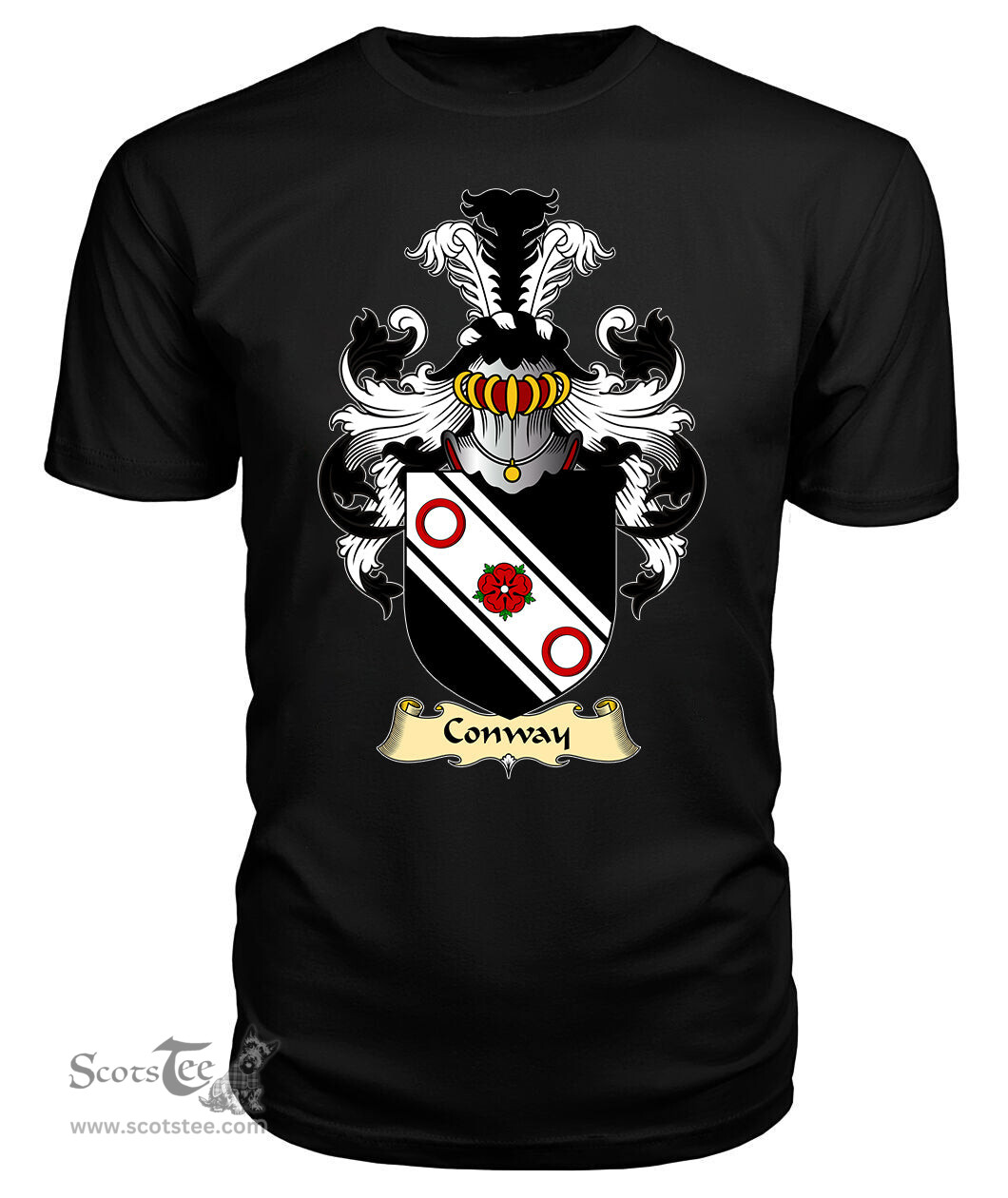 ScotsTee Conway Coat Of Arms Family Crest England V23 T Shirt