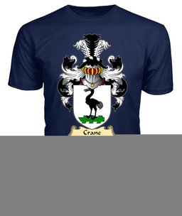 ScotsTee Crane I Coat Of Arms Family Crest England V23 T Shirt