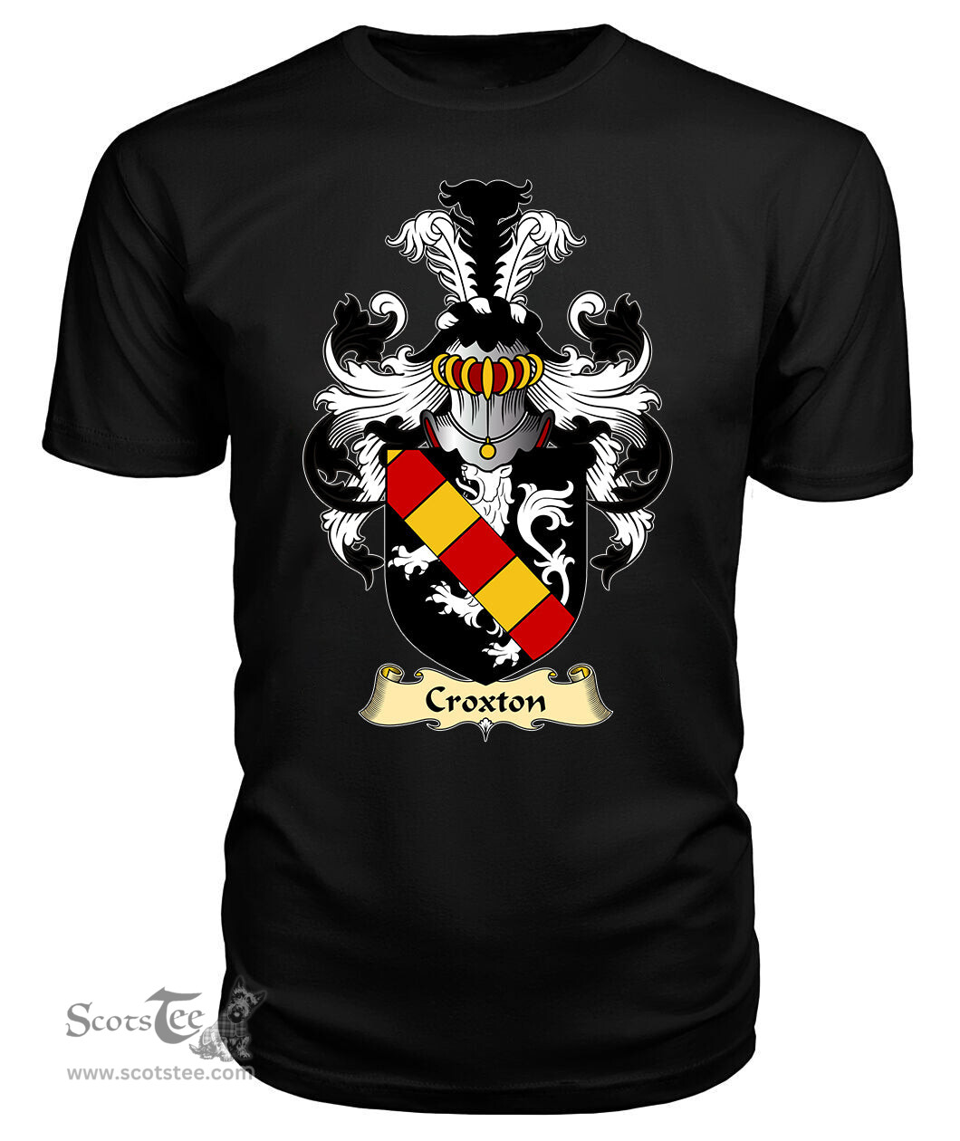 ScotsTee Croxton Coat Of Arms Family Crest England V23 T Shirt