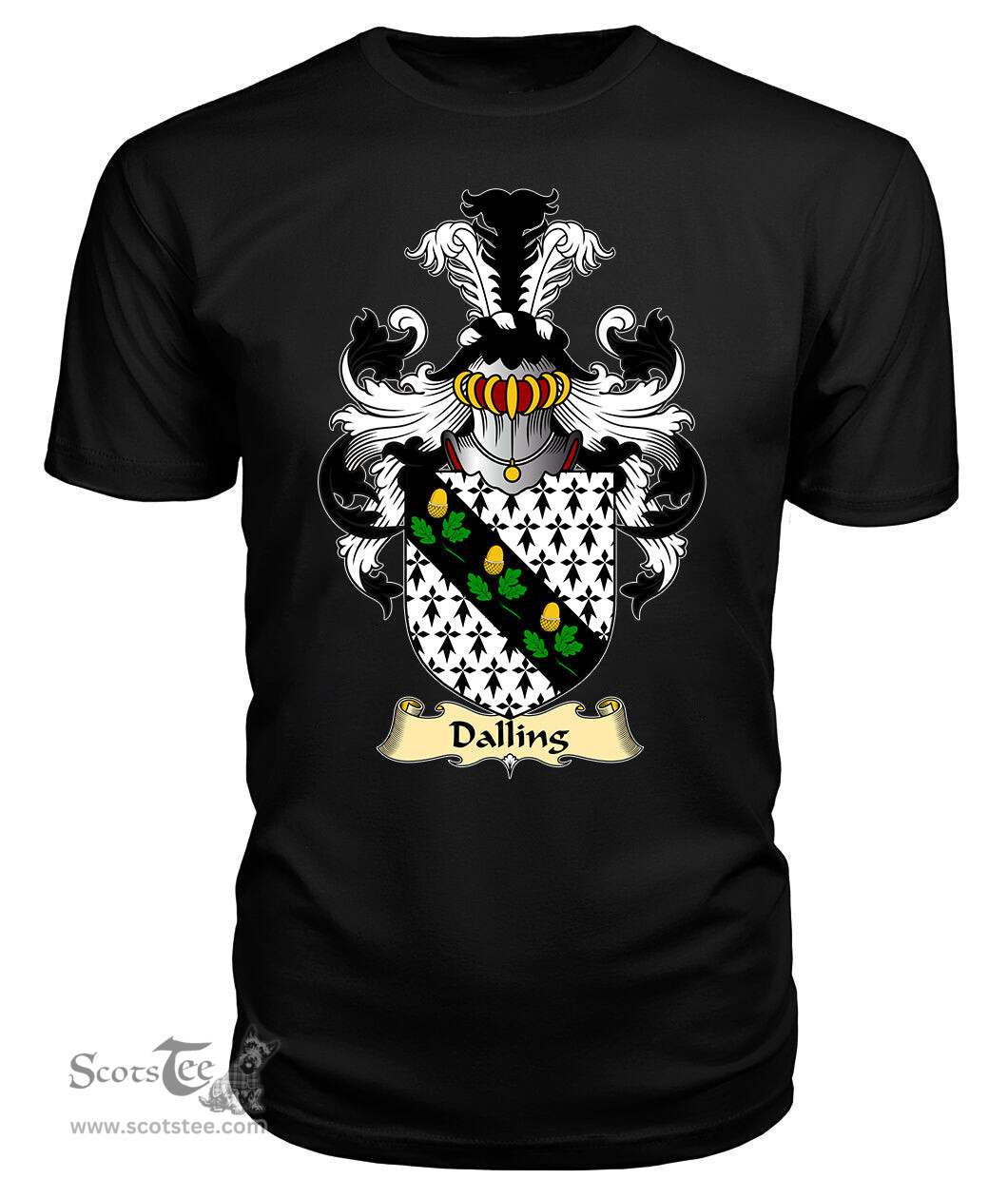 ScotsTee Dalling Coat Of Arms Family Crest England V23 T Shirt