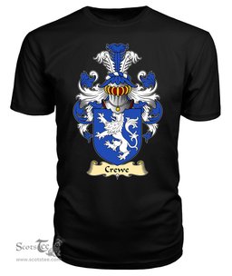 ScotsTee Crewe Coat Of Arms Family Crest England V23 T Shirt